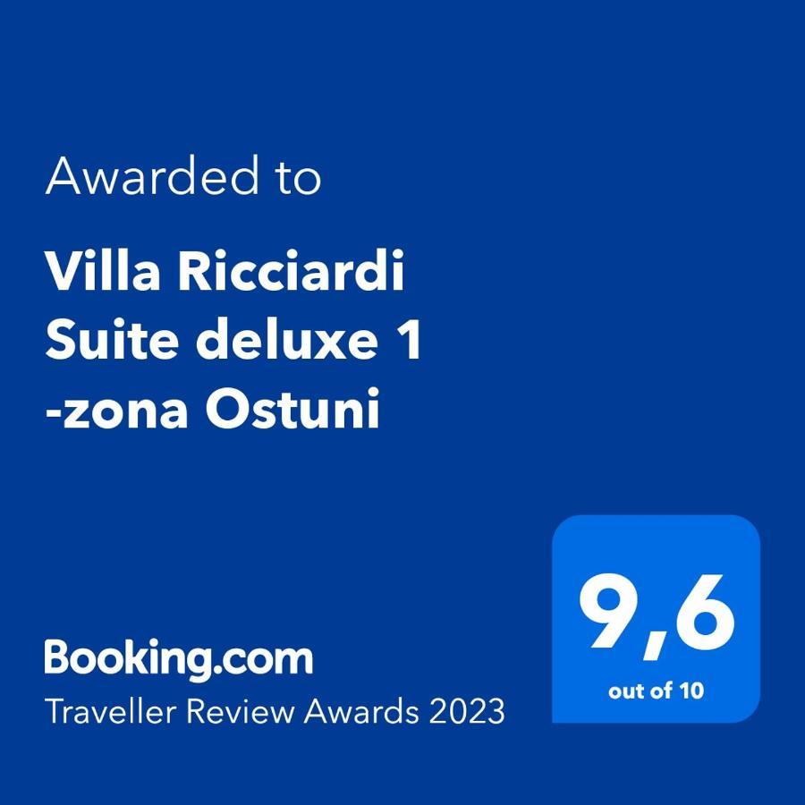 Villa Ricciardi-Suite Famigliare 1-Zona Ostuni Montalbano (Apulia) Exterior foto